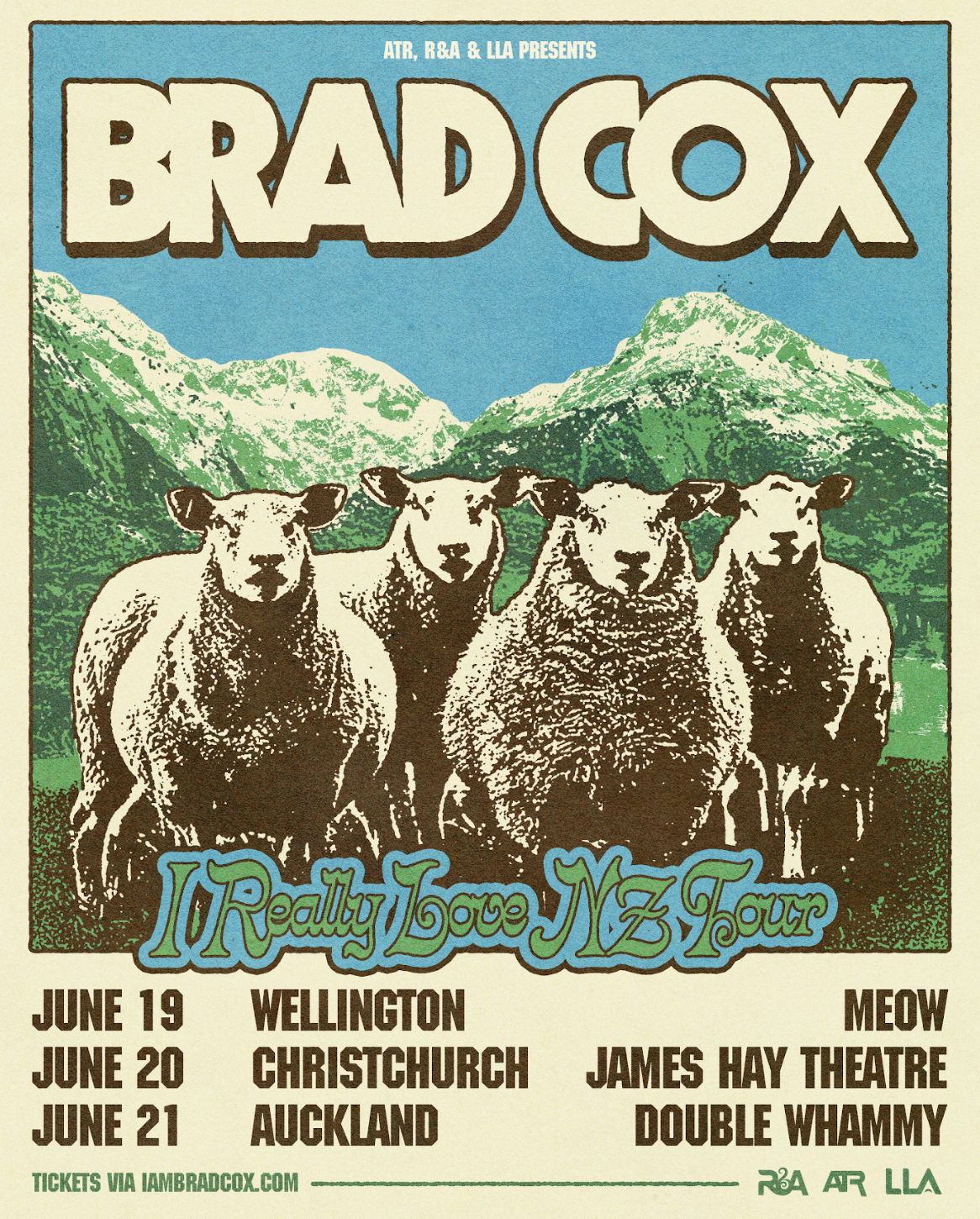 Brad Cox – I Really Love NZ Tour